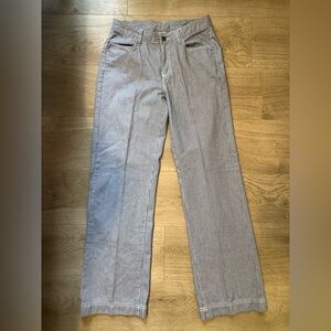 Vintage LL Bean Pin Stripe Straight Leg Pants